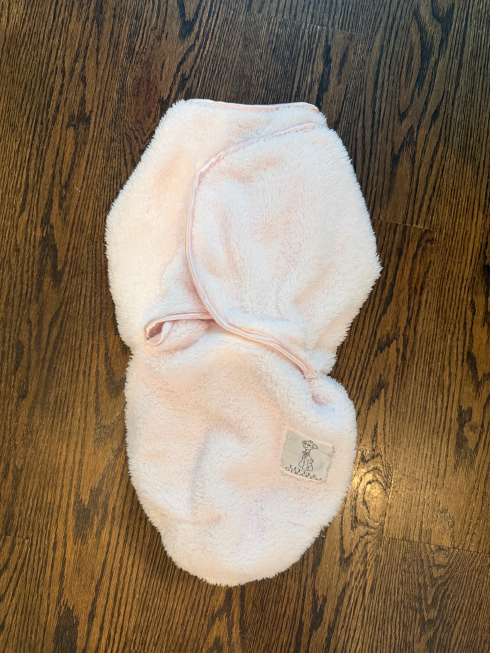 Little Giraffe Plush Pink baby Swaddle - Soft  and Cozy